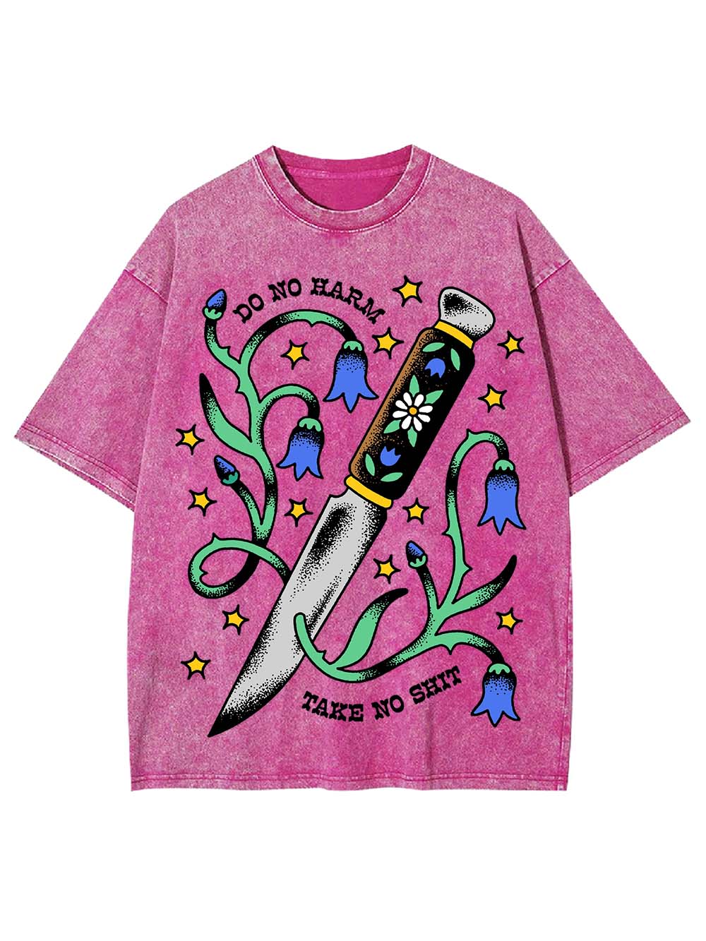 DO NO HARM TAKE NO SHIT WASHED TSHIRT