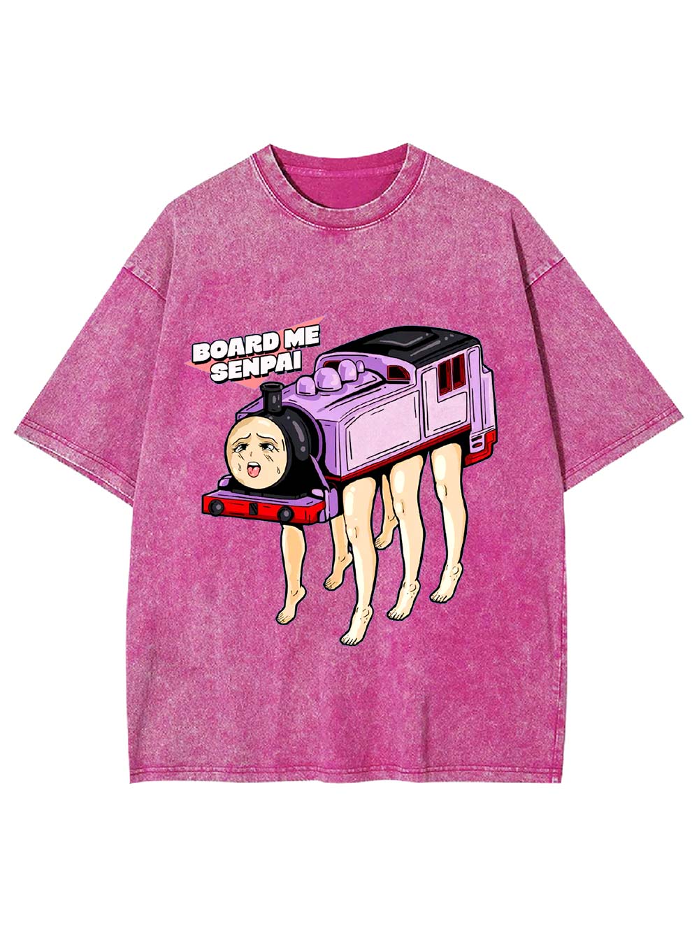 BOARD ME   SENPAI   Washed Tshirt