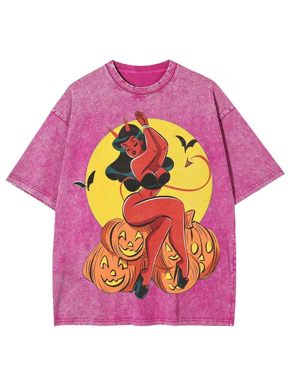 Pumpkins and the Evil Sprite Washed Tshirt