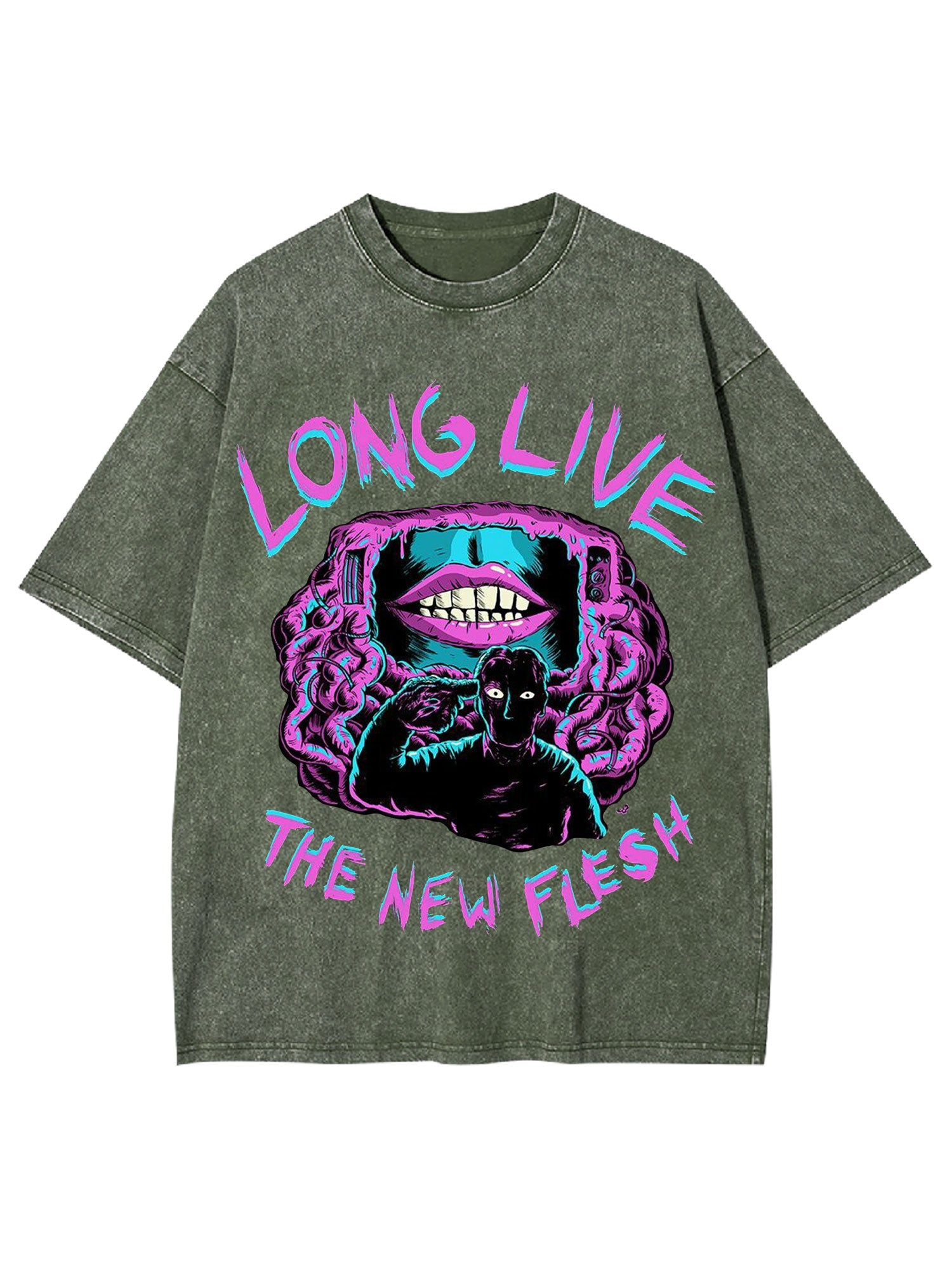 LONG LIVE THE NEW FLESH WASHED TSHIRT
