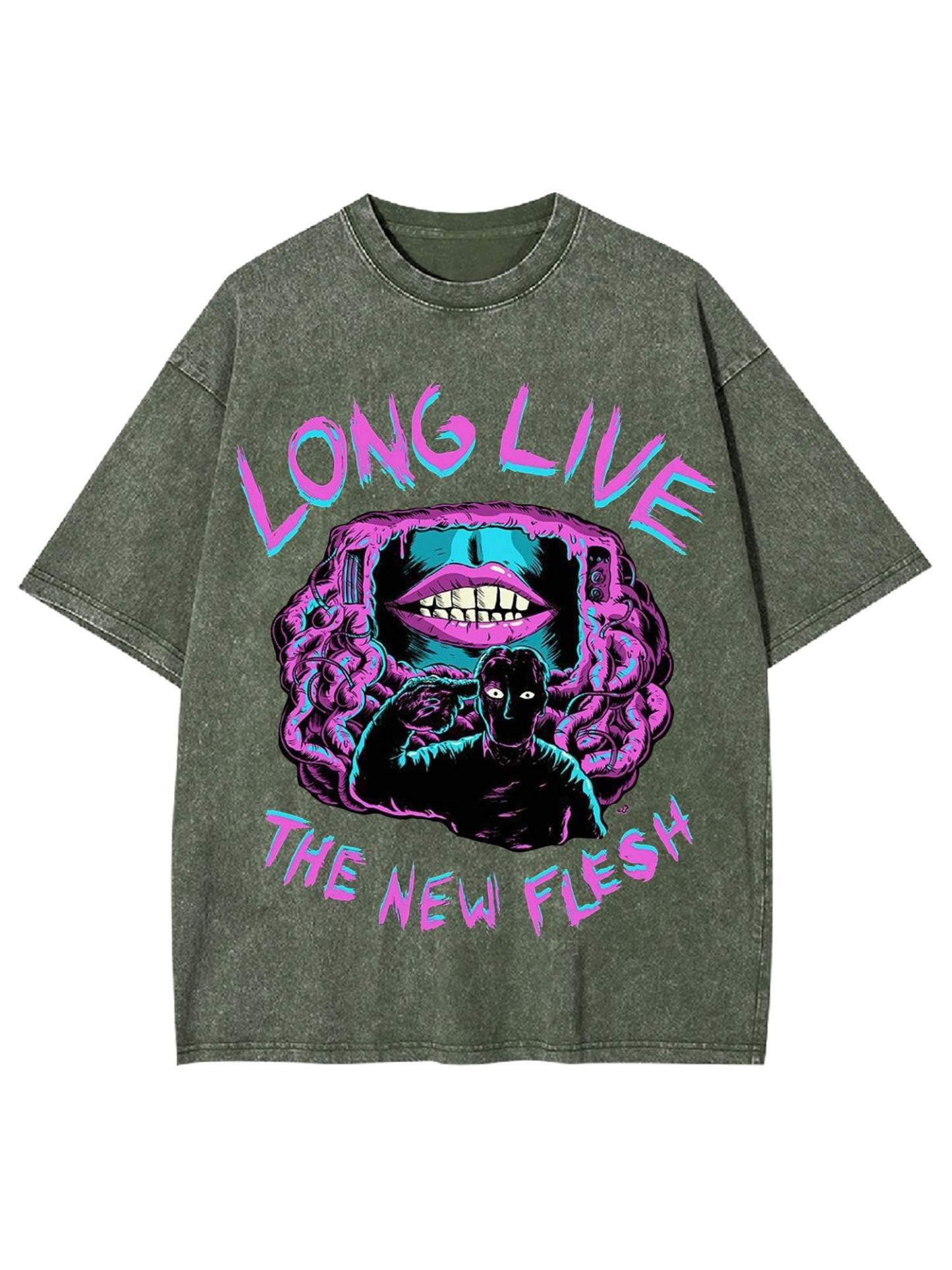 LONG LIVE THE NEW FLESH WASHED TSHIRT