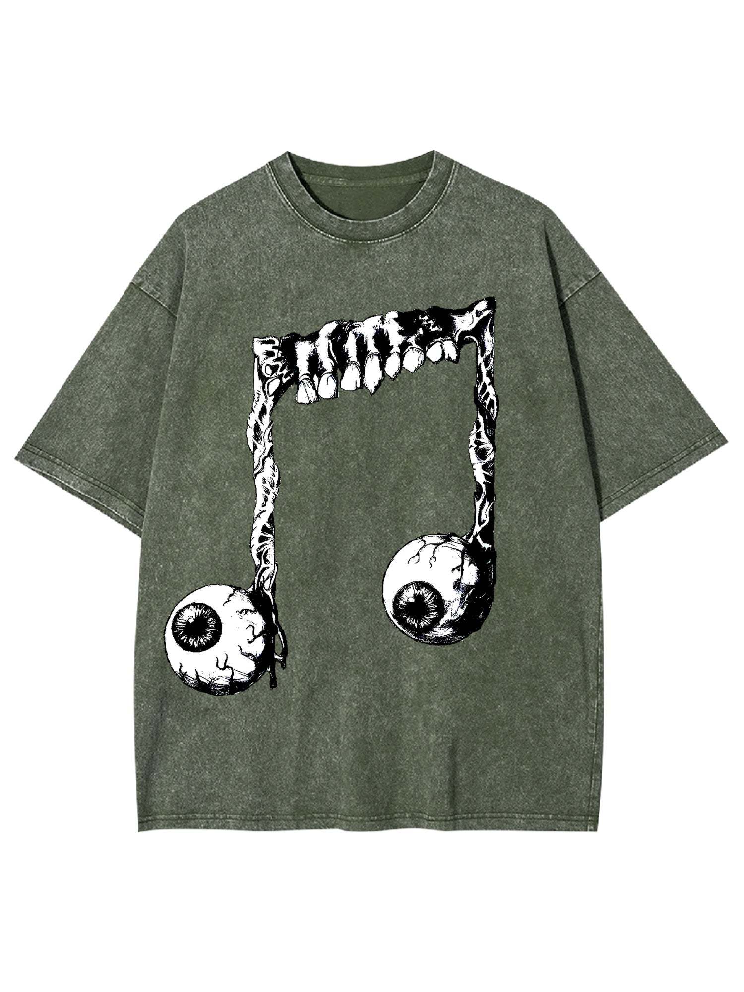 Musical Notes Washed Tshirt