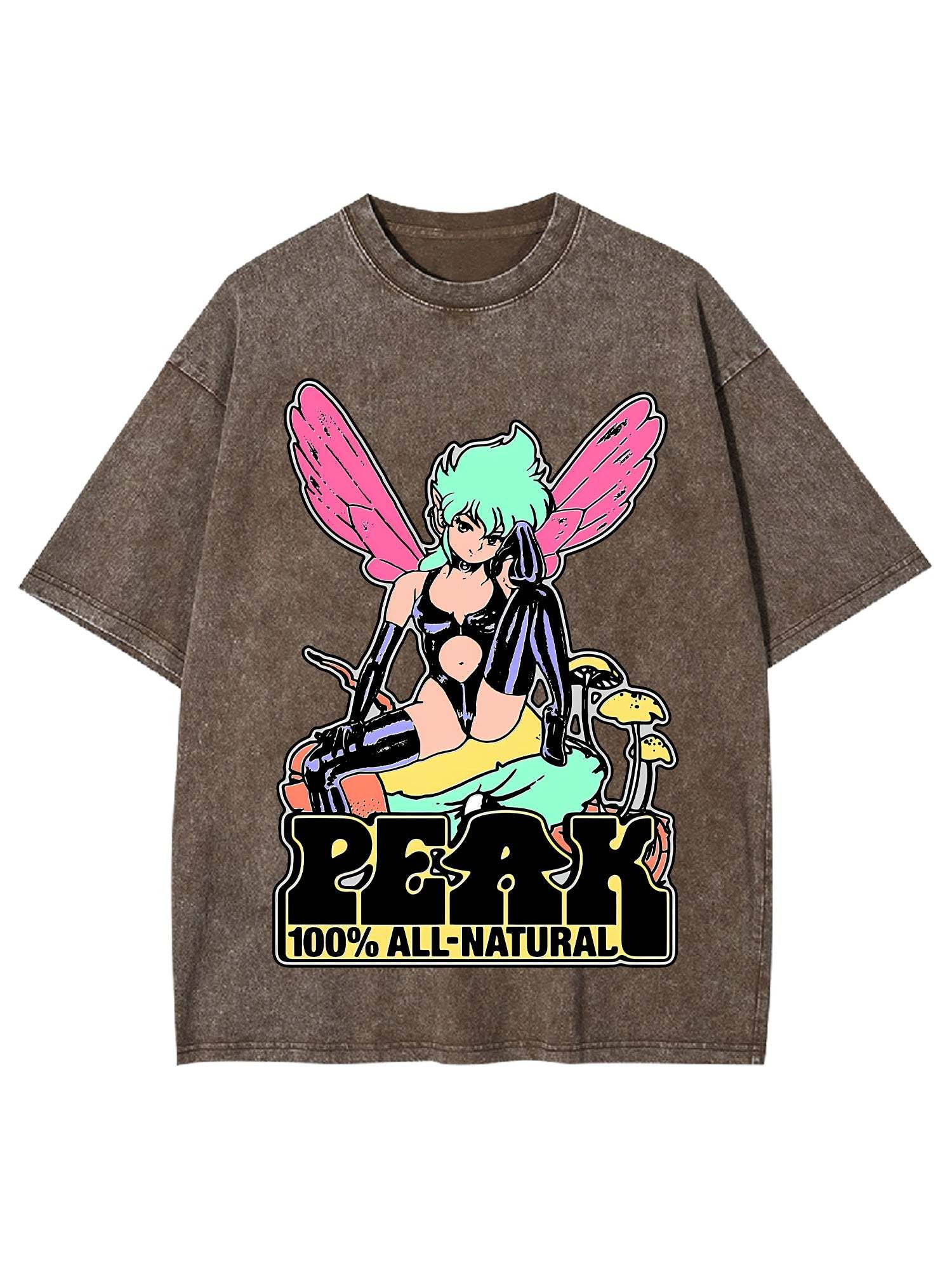 Peak 100% All-Natural Washed Tshirt-ClassyOutlaw Sale