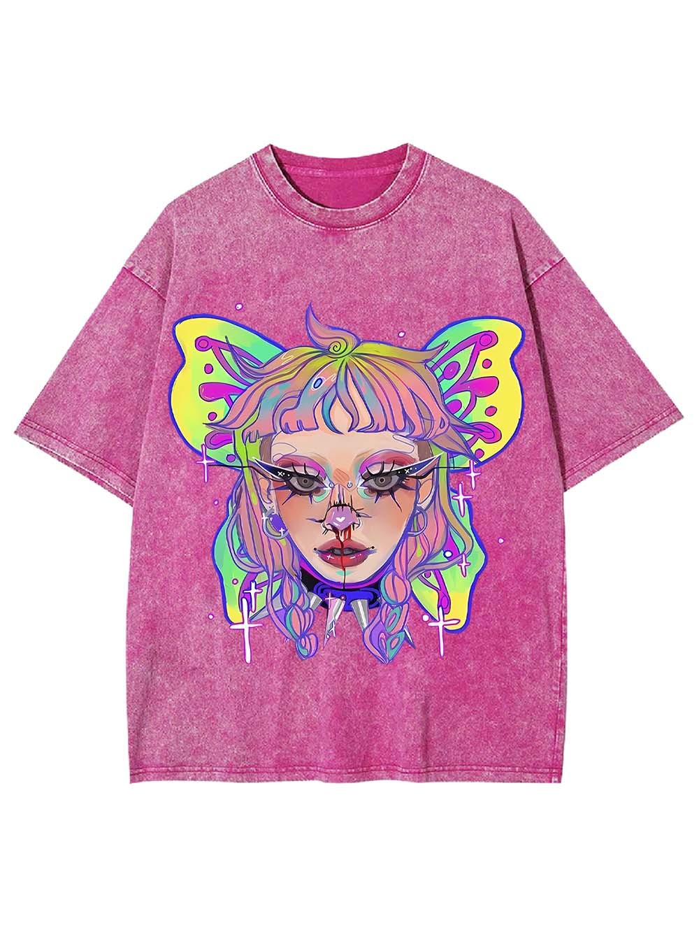 BUTTERFLY DREAMS WASHED TSHIRT