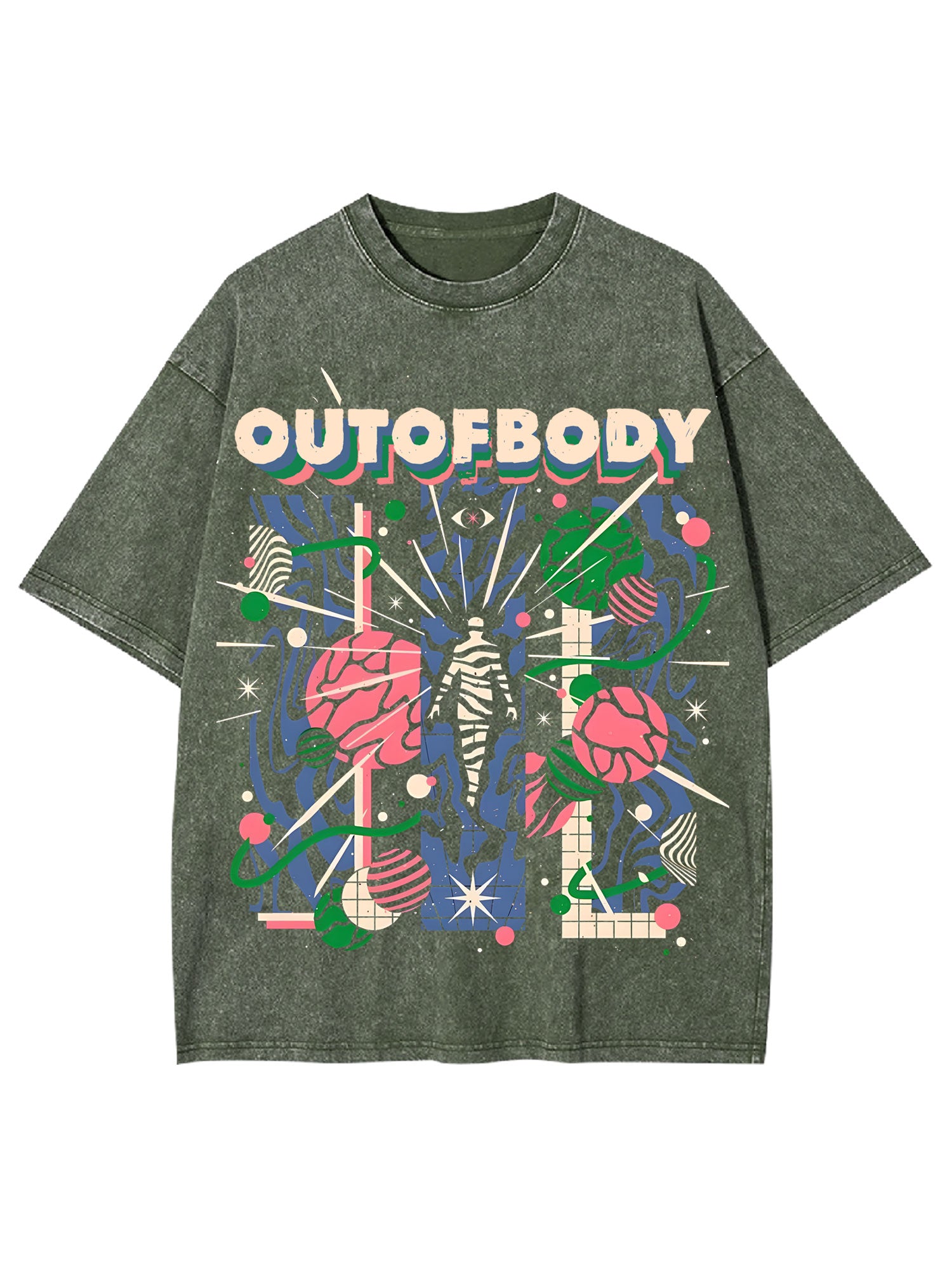 Out Of Body Washed Tshirt