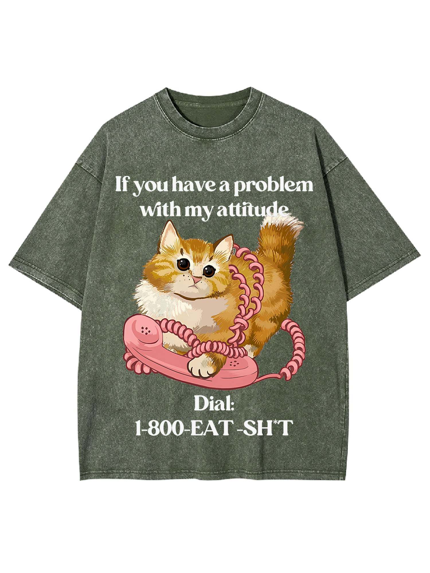 Call The Number Washed Tshirt