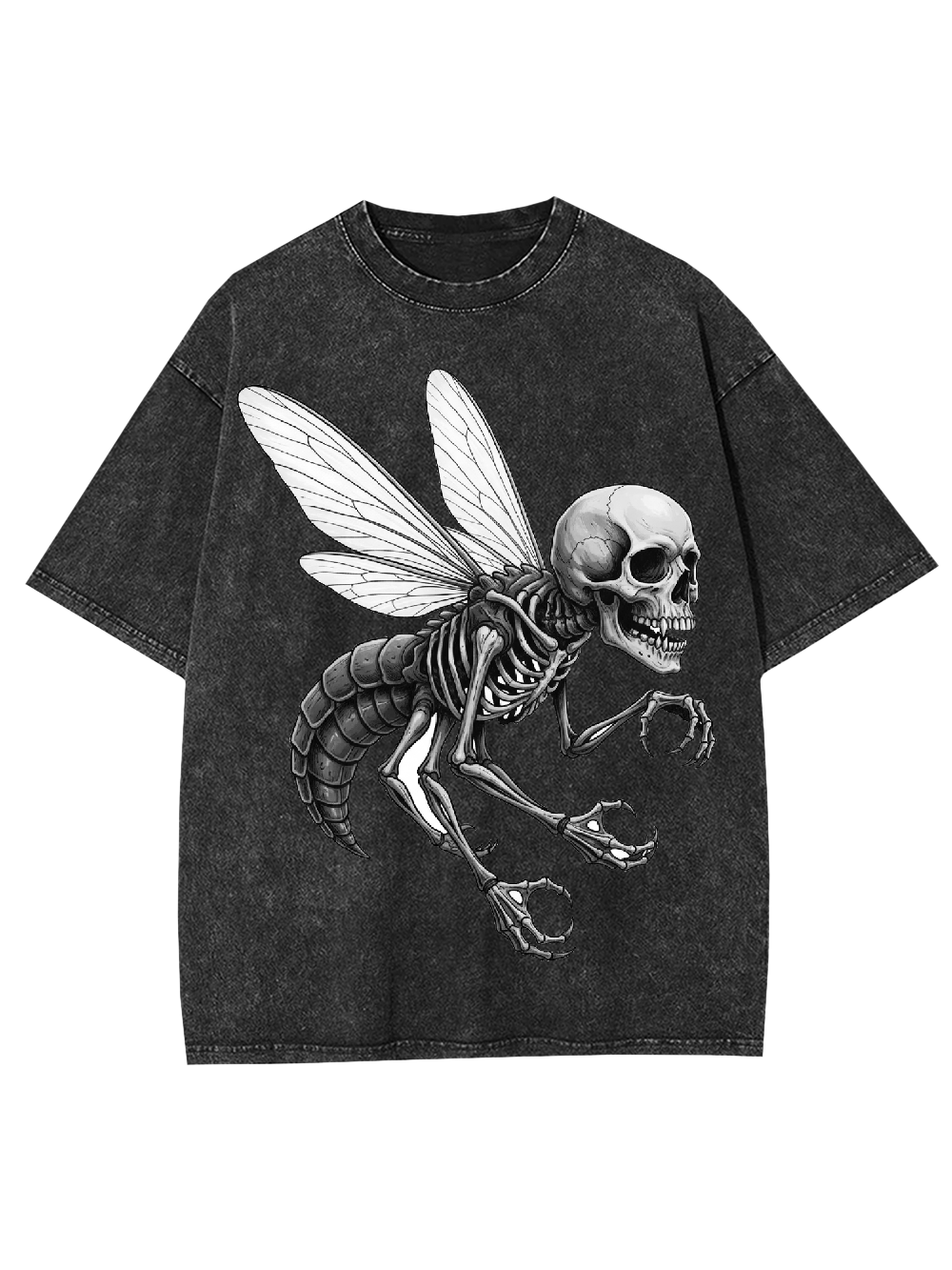 Bonewing Larva Washed Tshirt