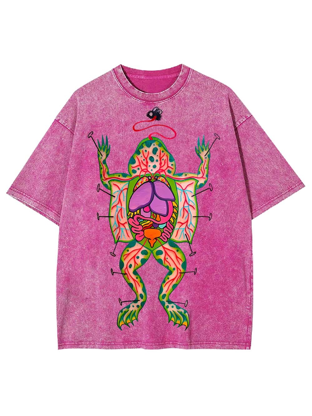 Dissected Vitality Washed Tshirt-ClassyOutlaw Sale