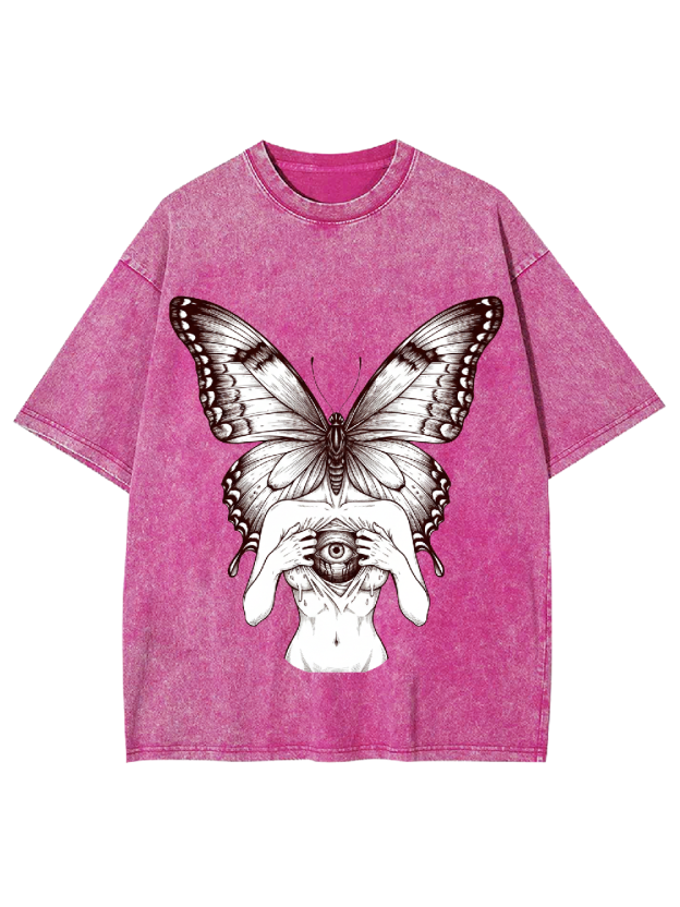 Butterfly Vision Washed Tshirt