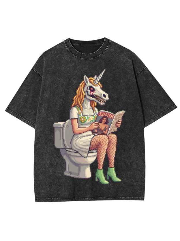 Unicorn Oddity Washed Tshirt