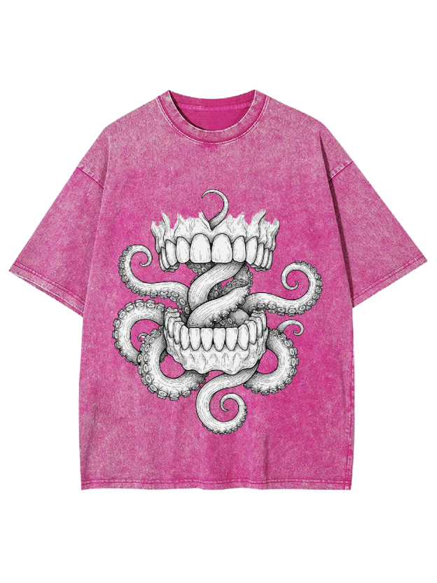 Tentacle Bite Washed Tshirt