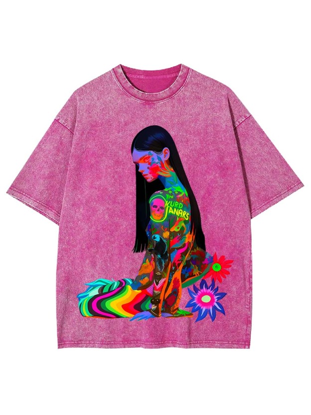 Vibrant Psyche Washed Tshirt