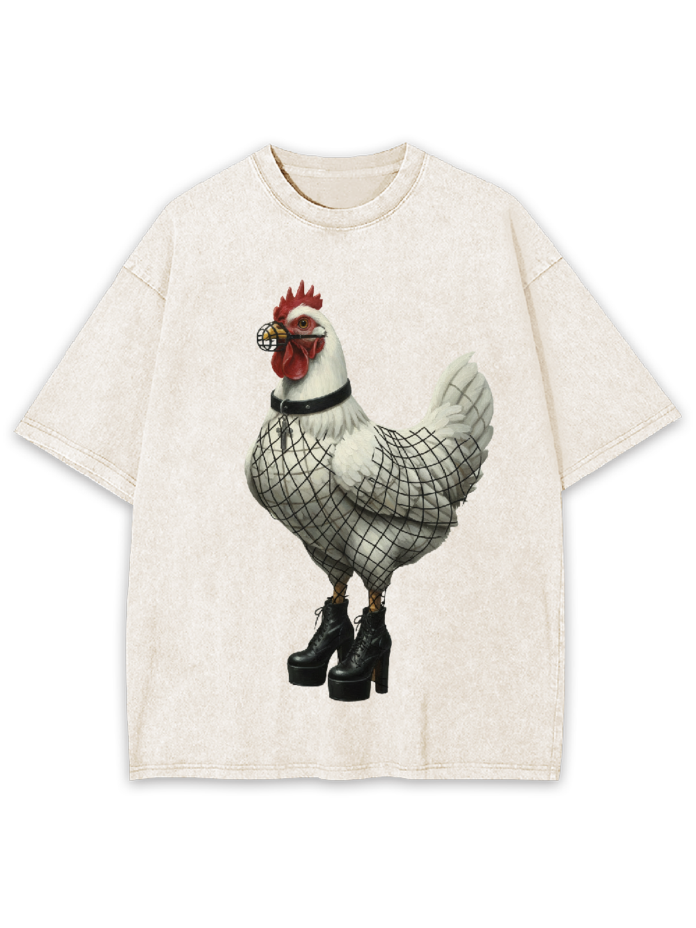 Stocking Chicken Washed Tshirt