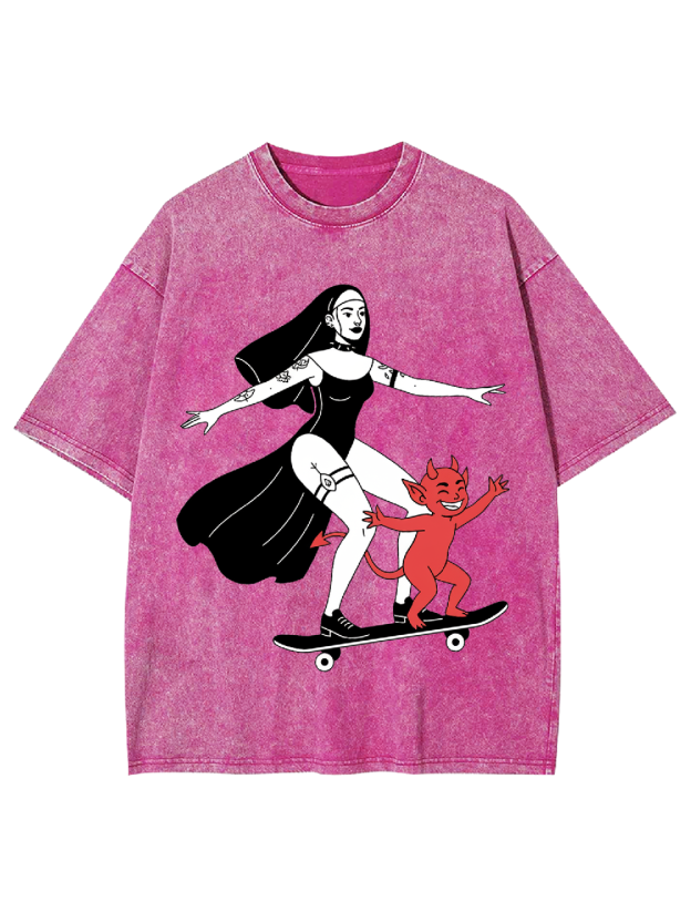 Unholy Ride Washed Tshirt