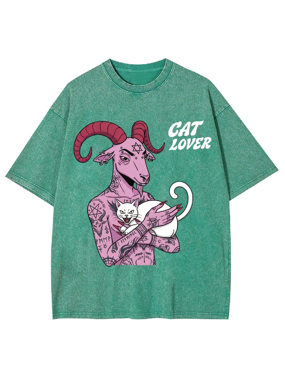 Infernal Pet Owner Washed Tshirt