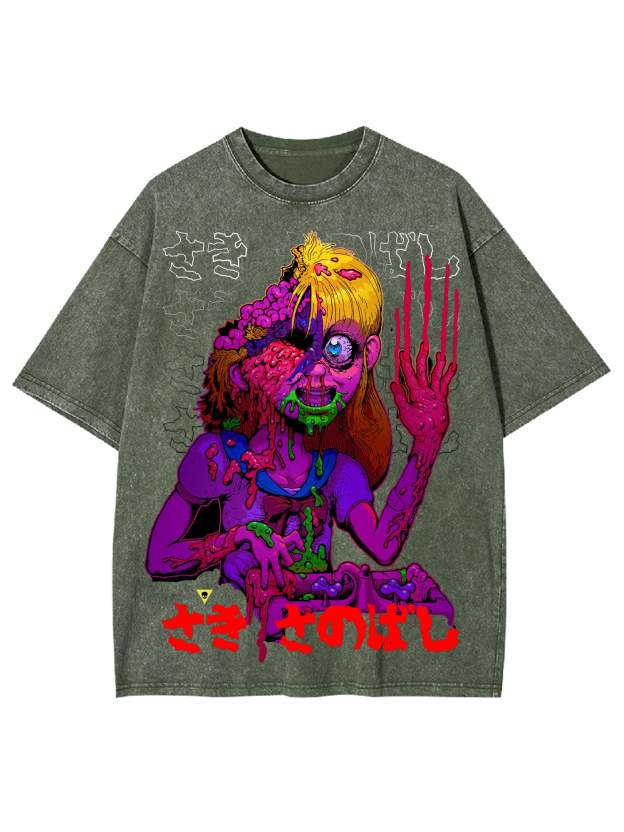 Saki Sanobashi Washed Tshirt