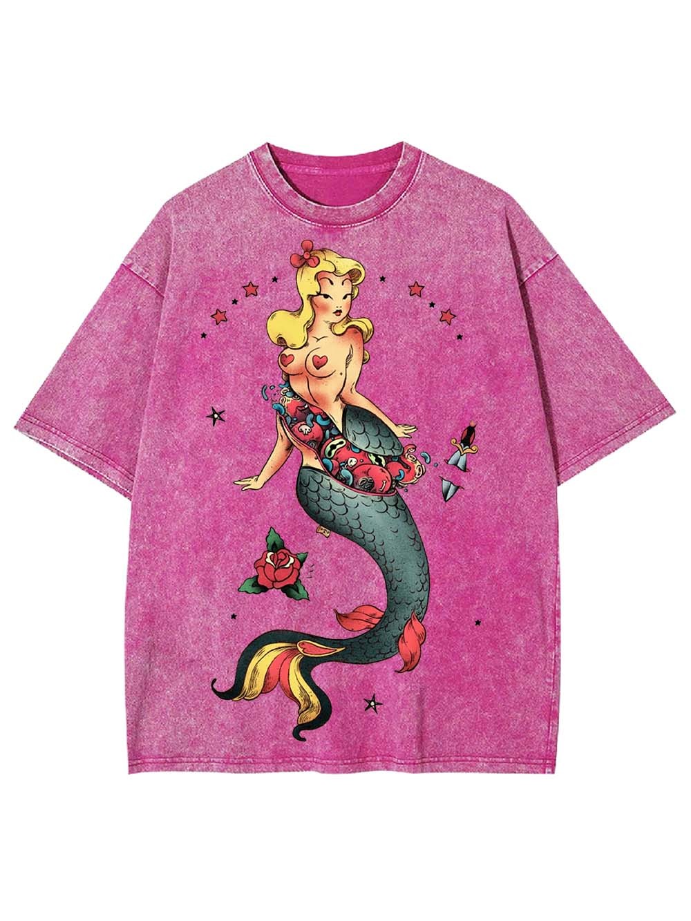 The Broken Mermaid Washed Tshirt