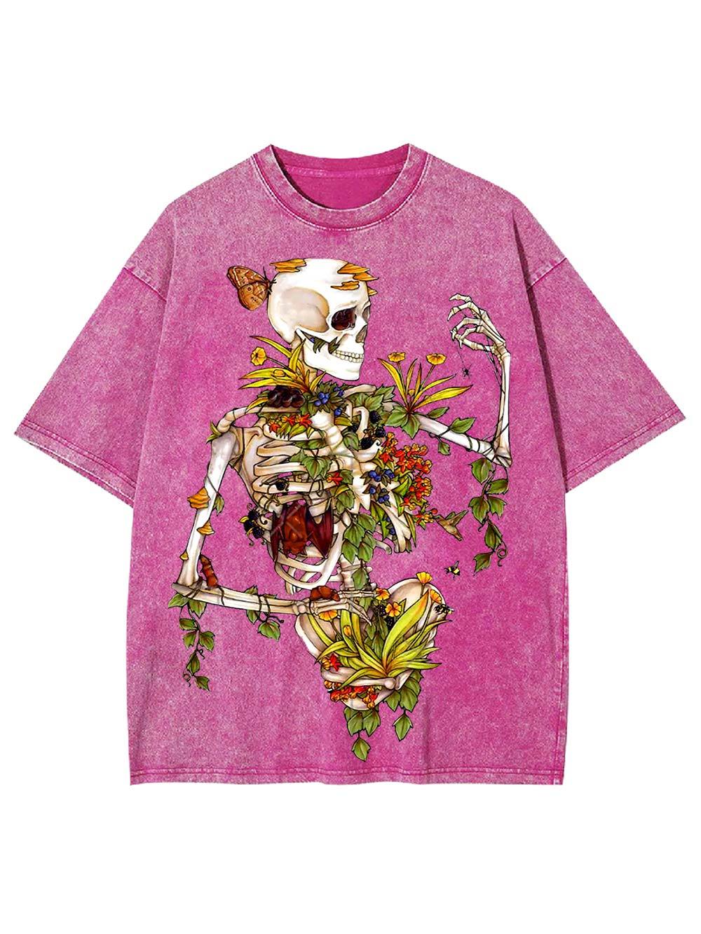 Floral Rebirth Washed Tshirt