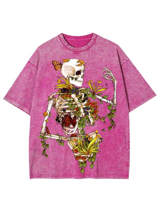 Floral Rebirth Washed Tshirt