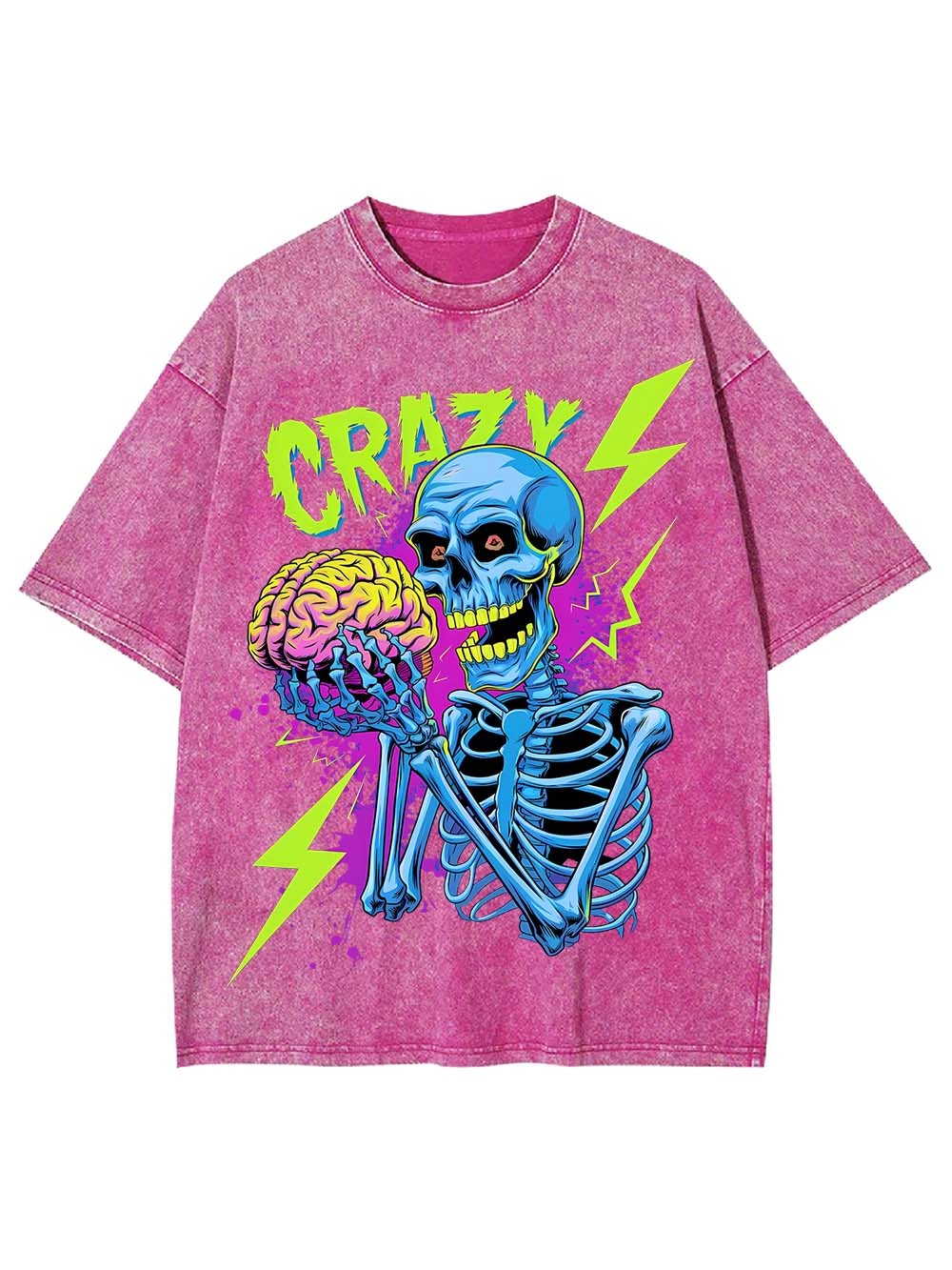 CRAZY MINDS UNLEASHED WASHED TSHIRT