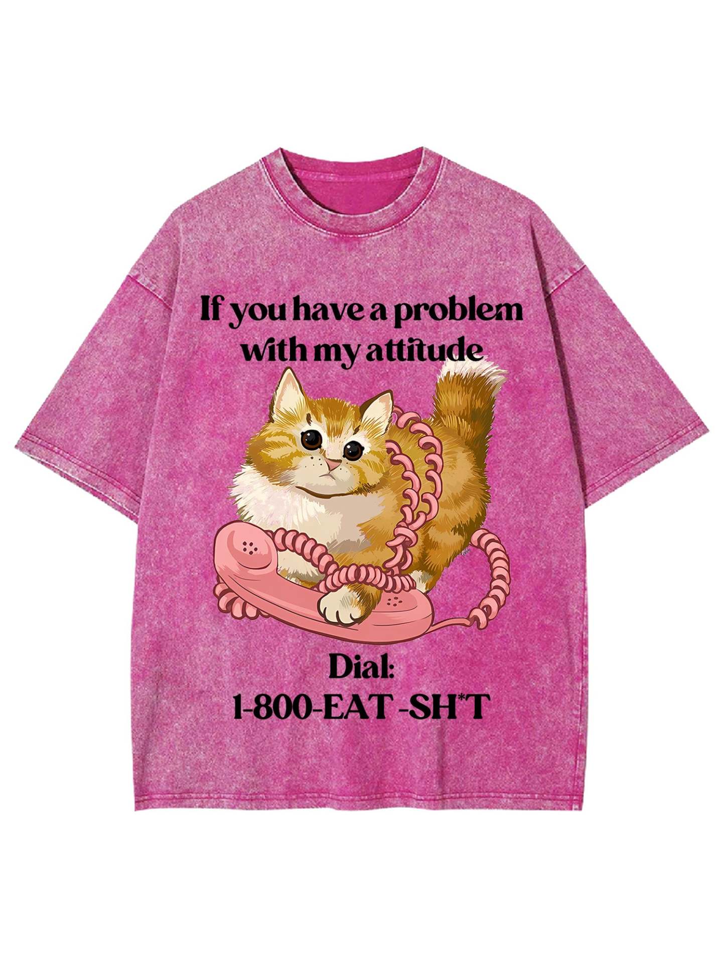 Call The Number Washed Tshirt
