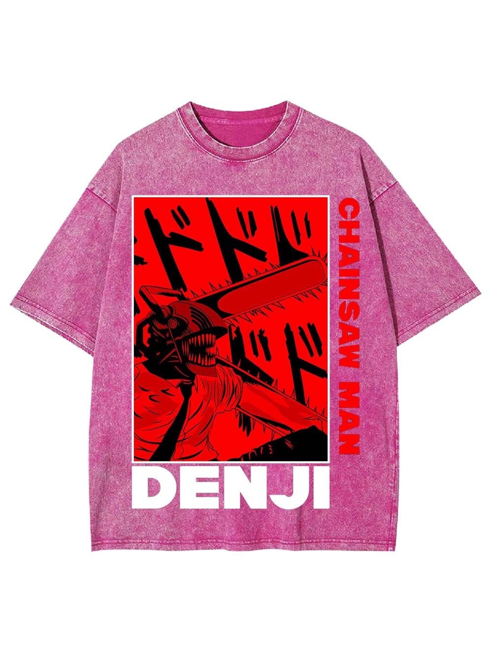 CHAINSAW MAN WASHED TSHIRT