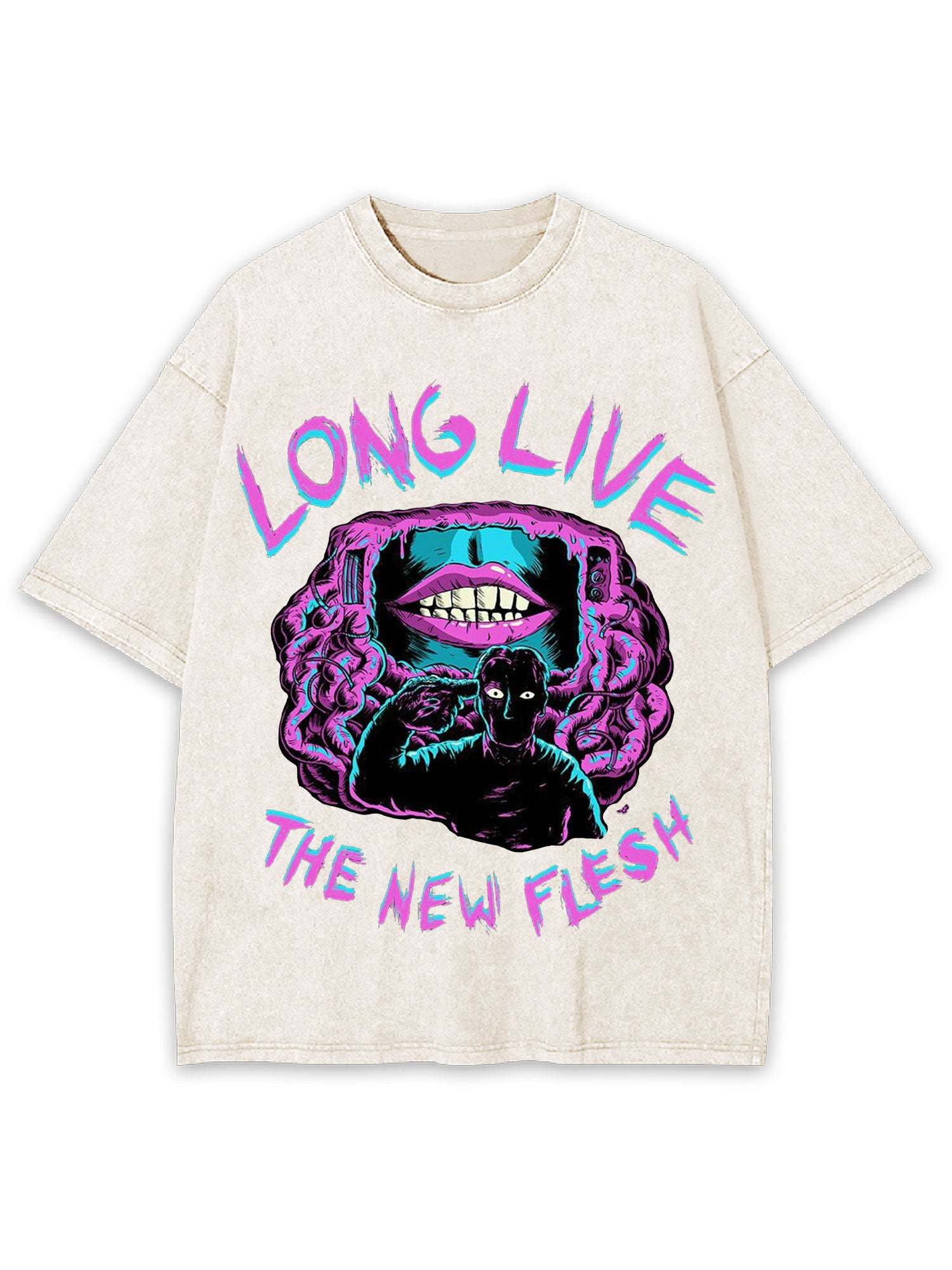 LONG LIVE THE NEW FLESH WASHED TSHIRT