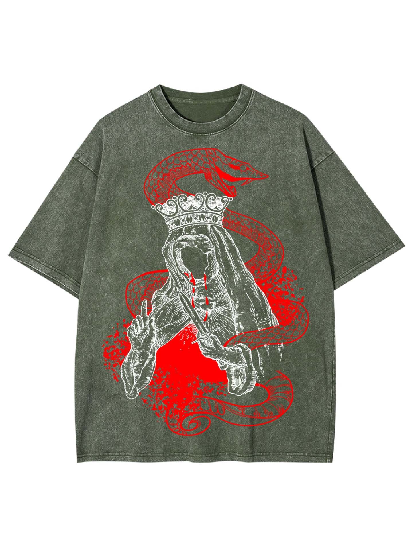 Snake Washed Tshirt