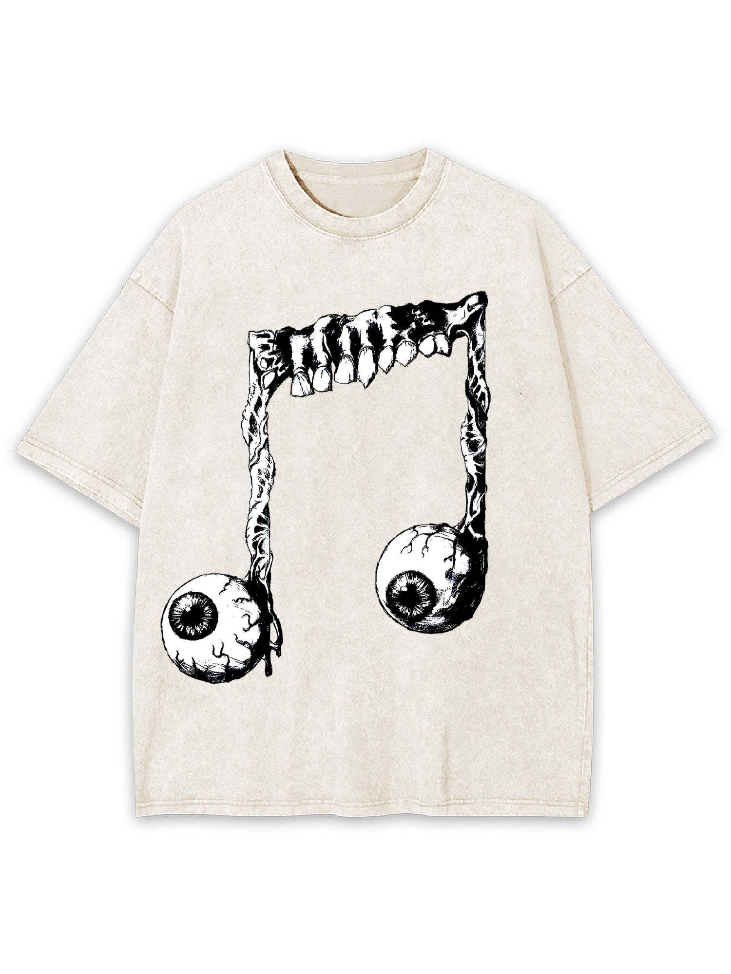 Musical Notes Washed Tshirt