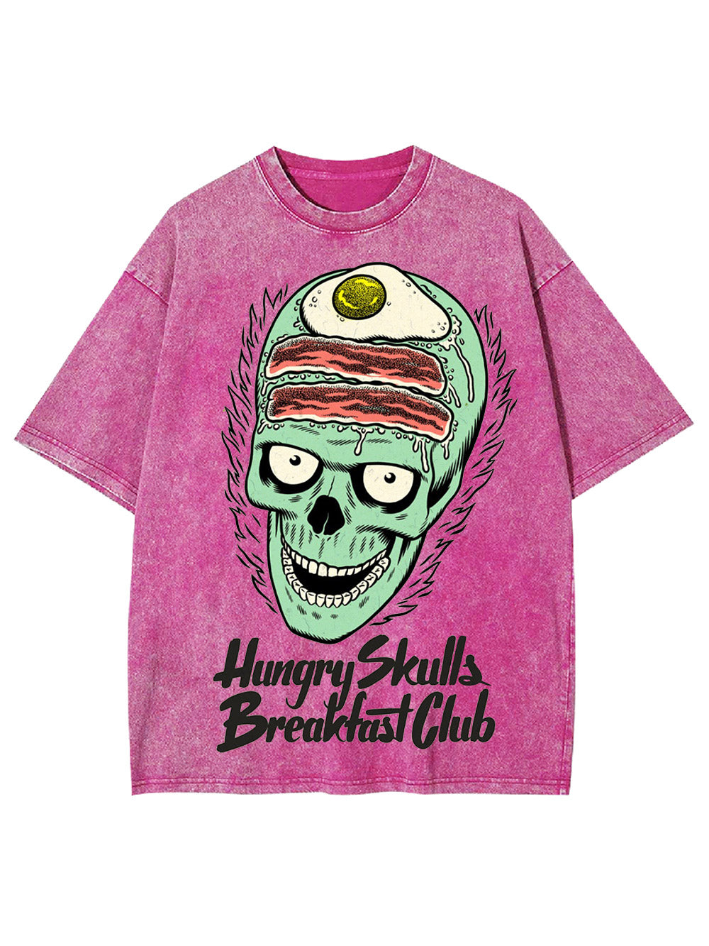 Hungry Skull's Breakfast Club Washed Tshirt