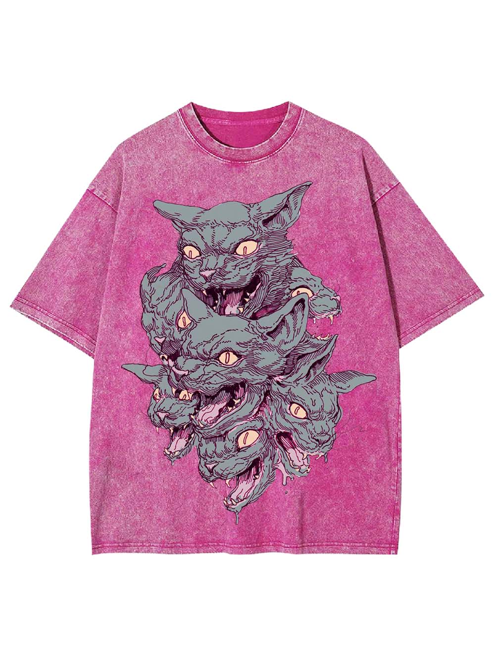 Multi-Headed Beast Washed Tshirt