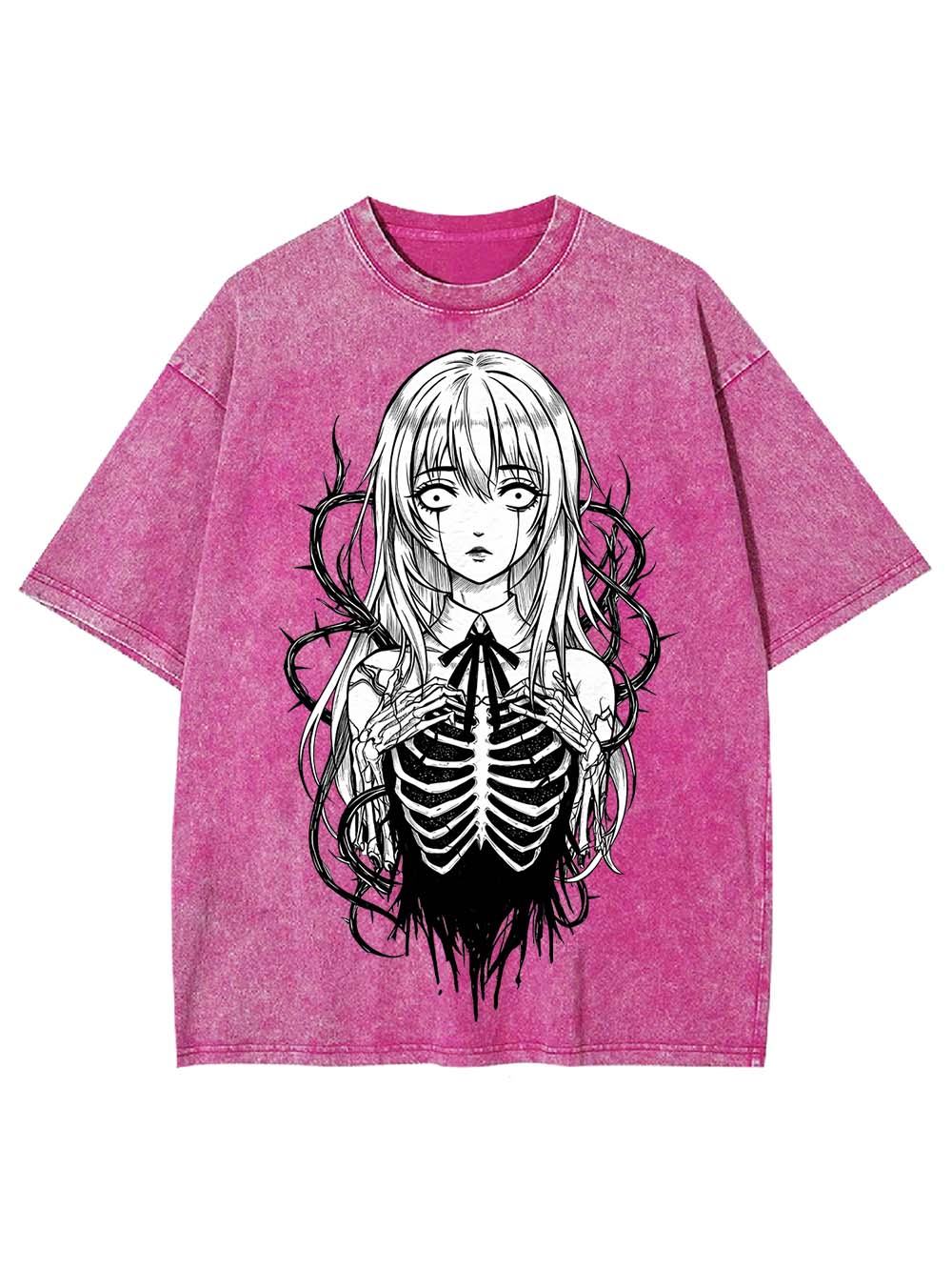 Spirit of the Skeleton Girl Washed Tshirt