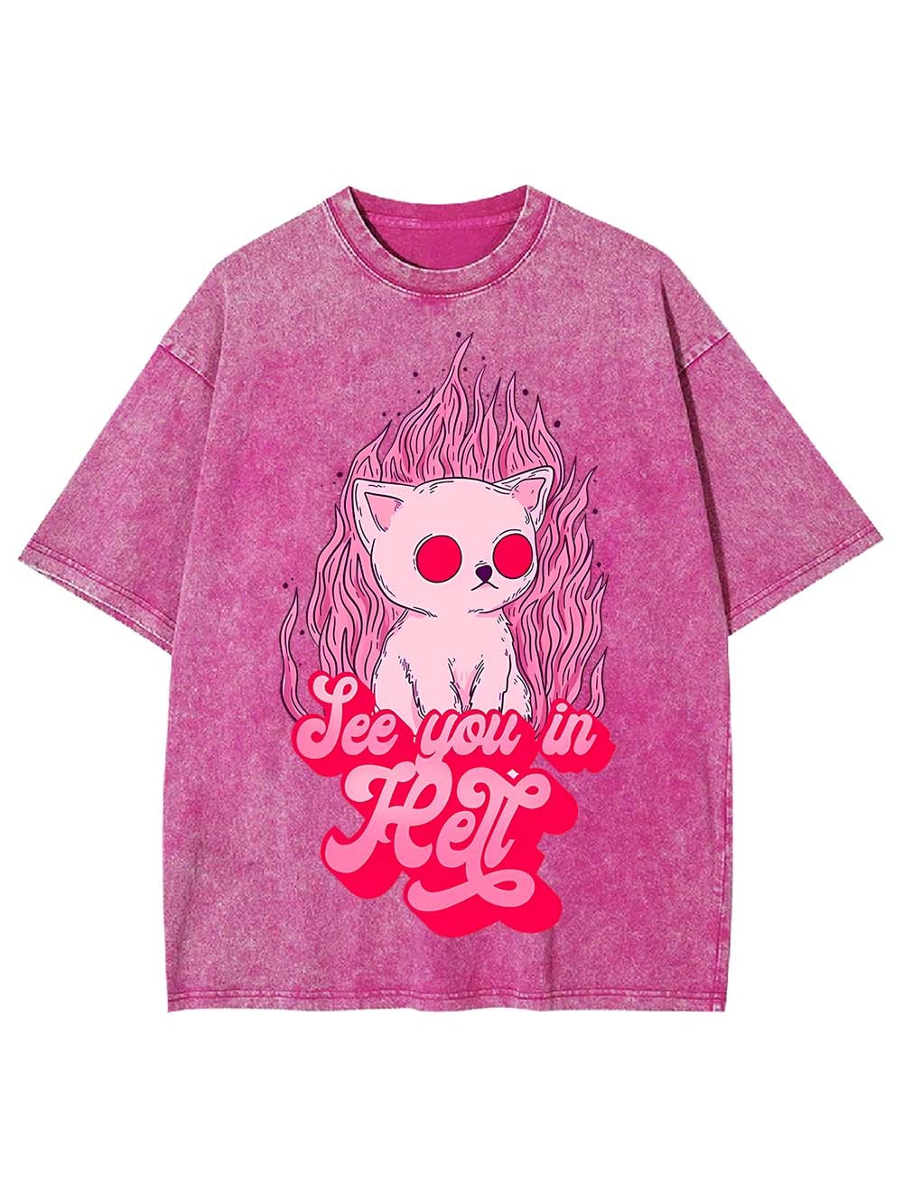SEE YOU IN HELL WASHED TSHIRT