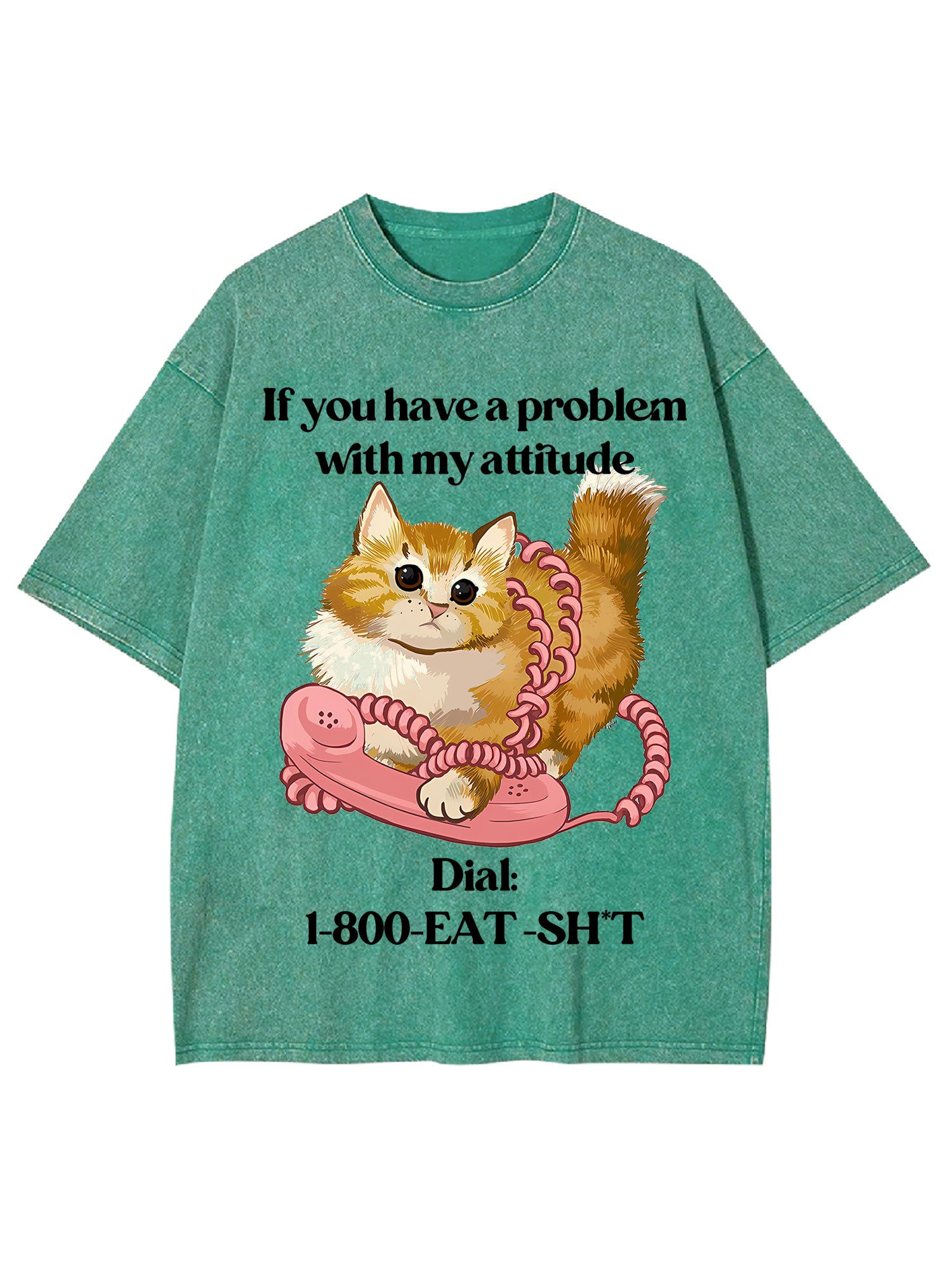 Call The Number Washed Tshirt