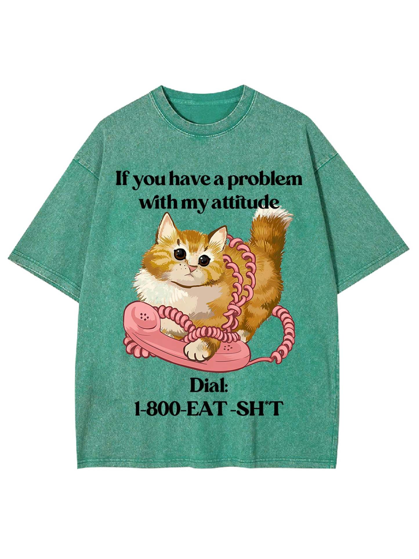 Call The Number Washed Tshirt