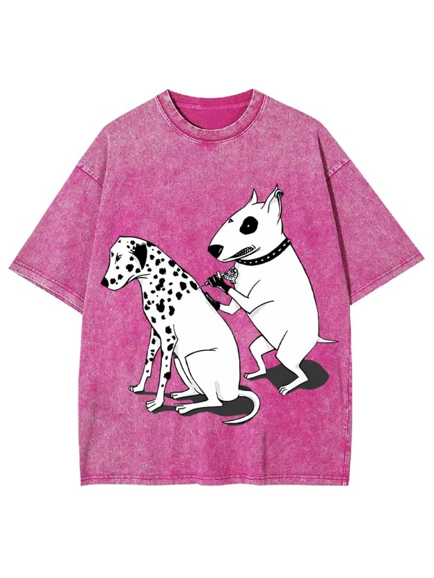 Dog Gossip Washed Tshirt