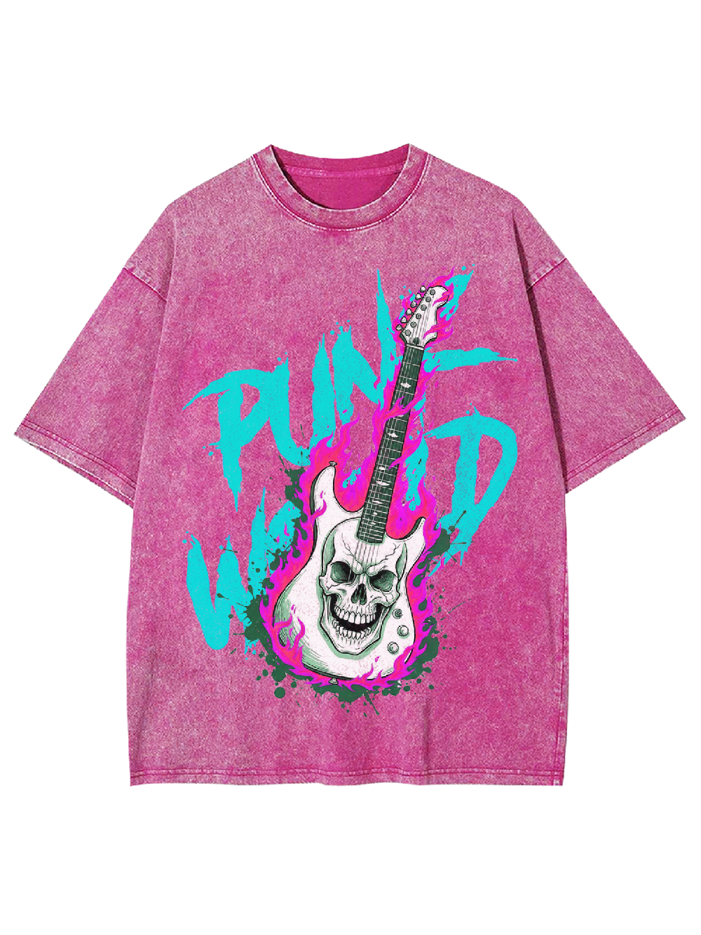 Punk World Washed Tshirt