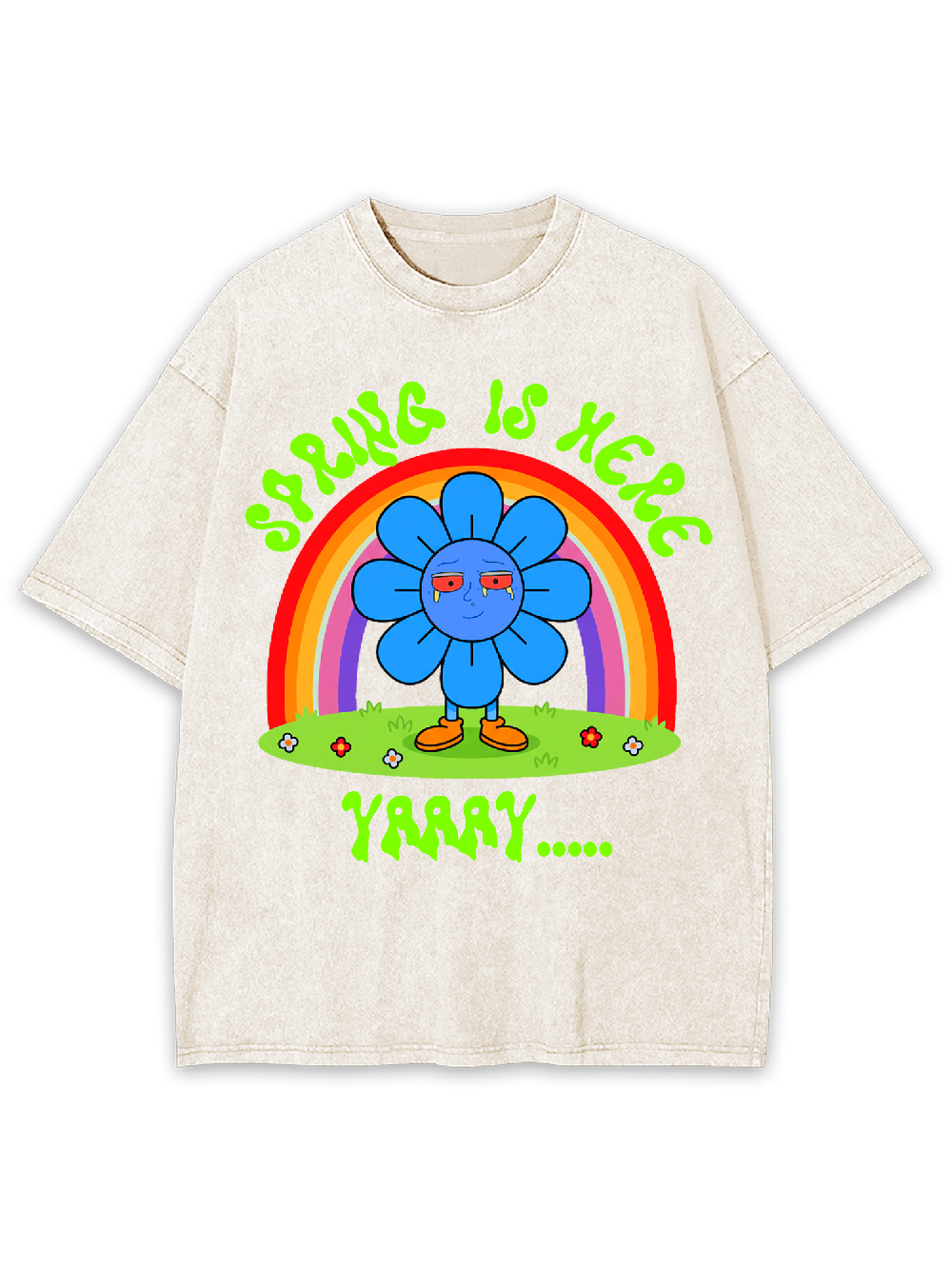 Spring is here, yaaay Washed Tshirt