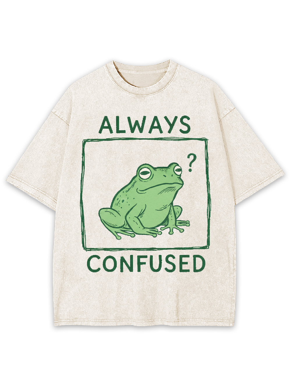 Always confused Washed Tshirt