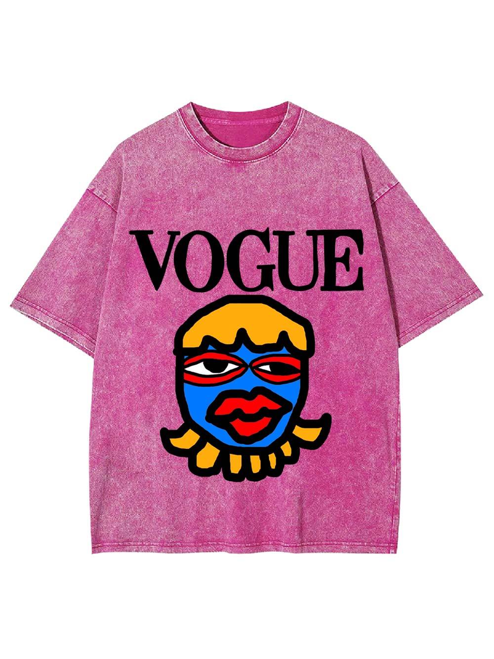 Vogue Washed Tshirt-ClassyOutlaw Sale
