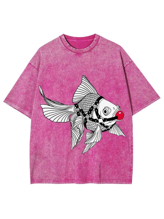 BOUND FISH WASHED TSHIRT