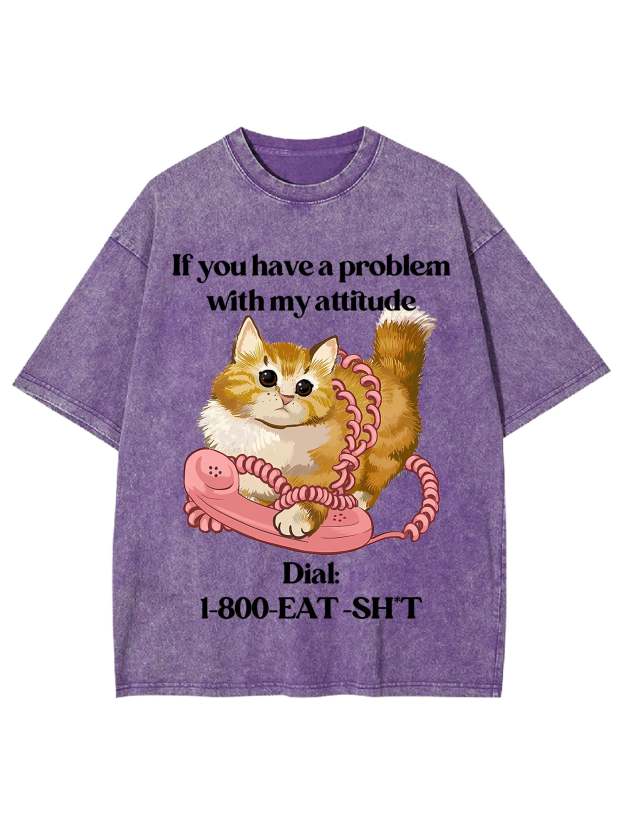 Call The Number Washed Tshirt