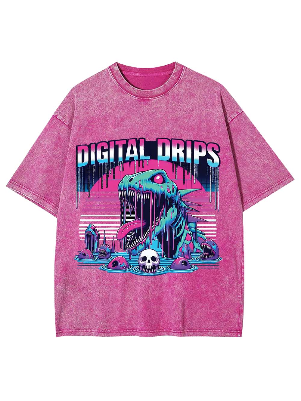 Digital Drips Washed Tshirt