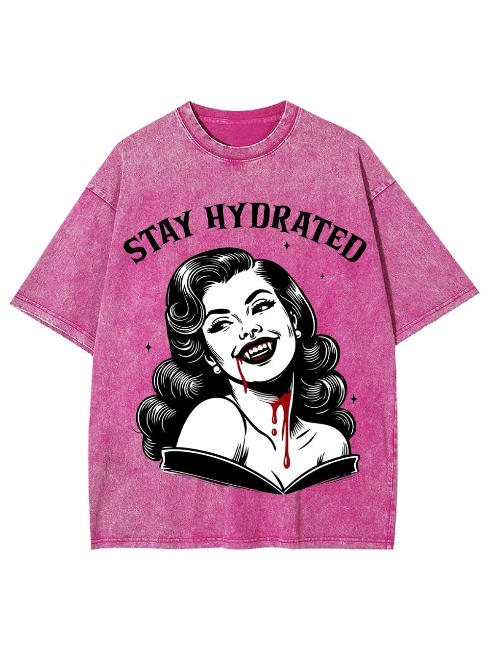 Stay Hydrated Washed Tshirt