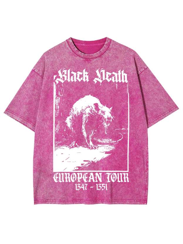 Black Death Washed Tshirt