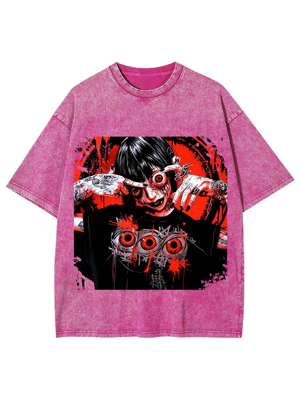 EYES OF MADNESS WASHED TSHIRT