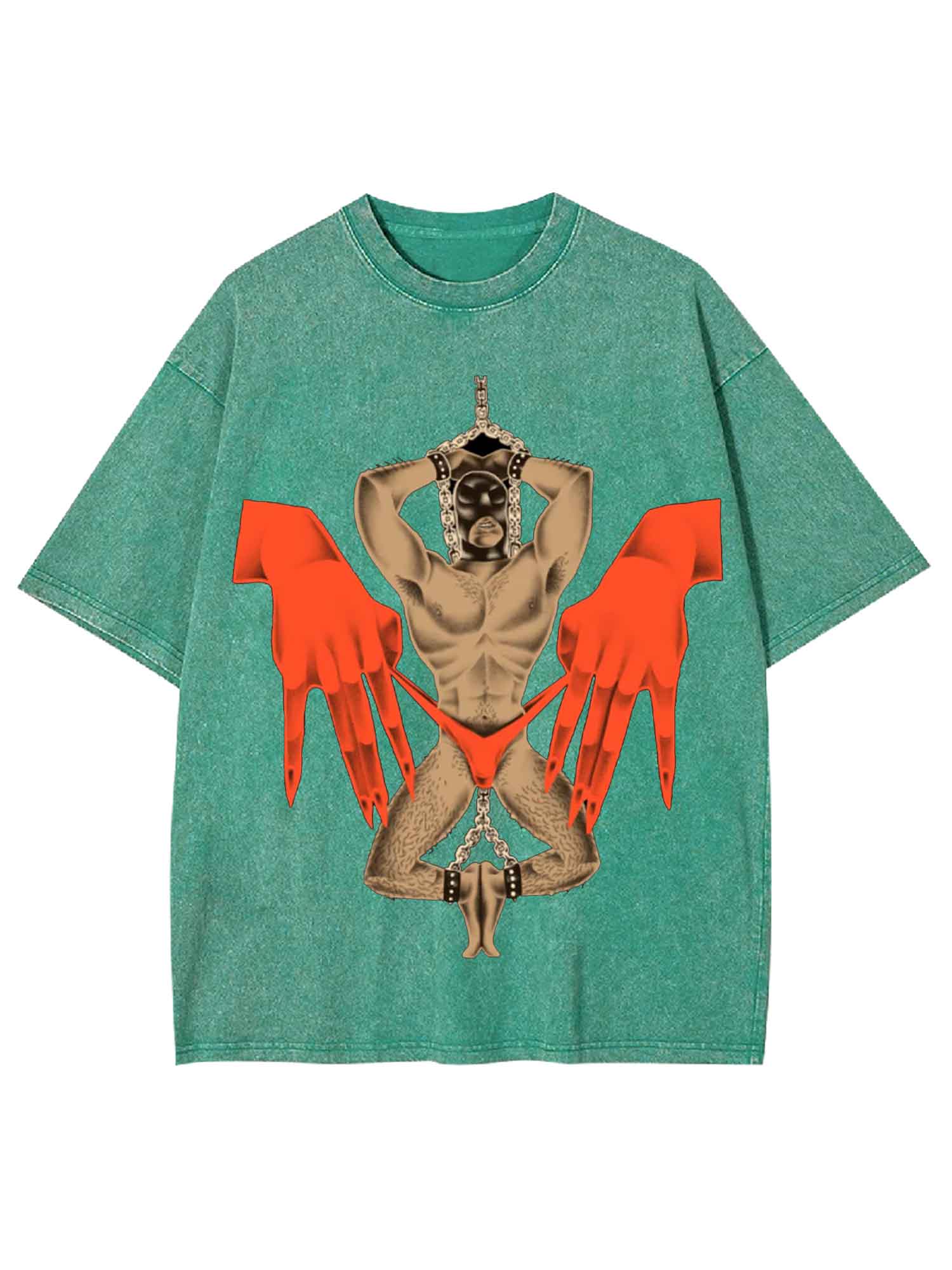 CHAINED WASHED TSHIRT