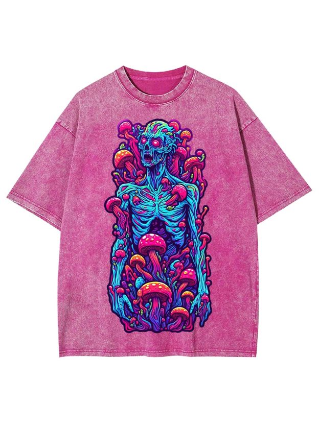 Mushroom Rebirth Washed Tshirt