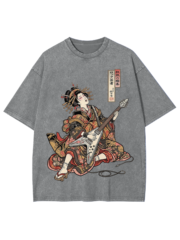 Geisha Riot Washed Tshirt