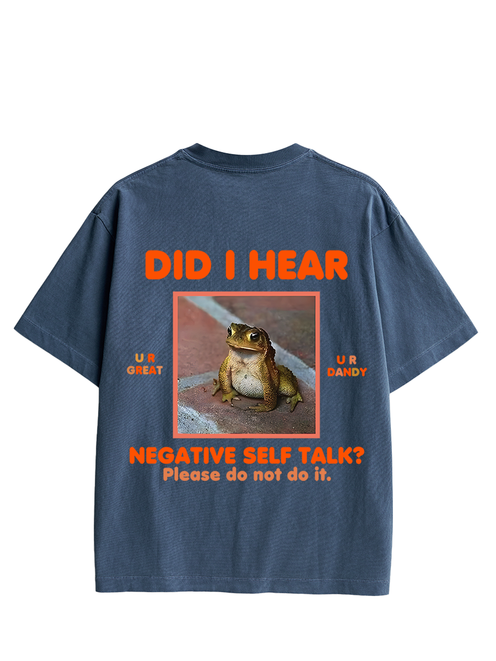 Frog Therapist Double Sided Print Washed TShirt